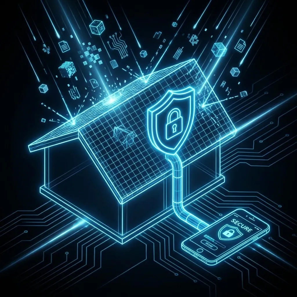 AI Storm Shield protecting home